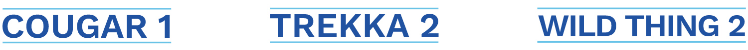 Boosa bluewater charters offshore fishing boats"Trekka 2" "Cougar One" and "Wild Thing"